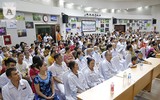 Xúc động những hình ảnh bệnh nhân nghe giảng về ý nghĩa lễ Vu lan